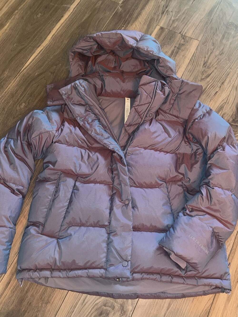 Lululemon Down Puffer Jacket Iridescent Purple Size 4